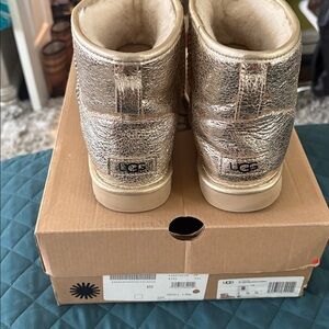 UGG Women’s Metallic Gold Boots